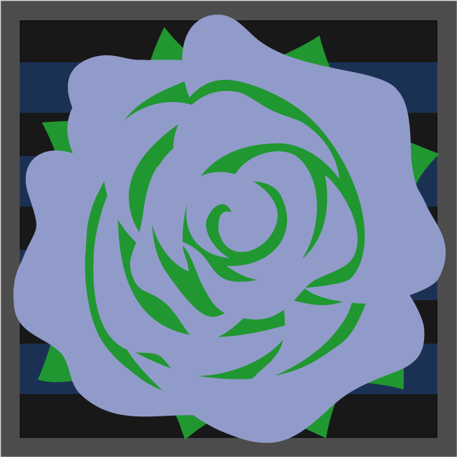 Rose_Lyseblå grøn marineblå_www